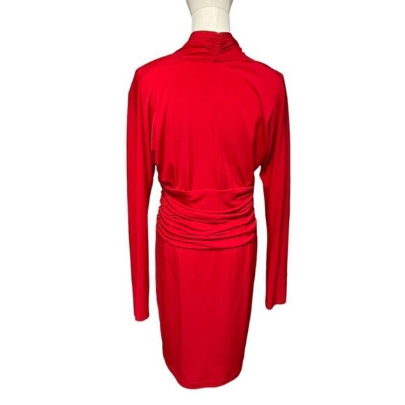 Andrea Behar Red Dress NWOT Size M - Picture 5 of 9